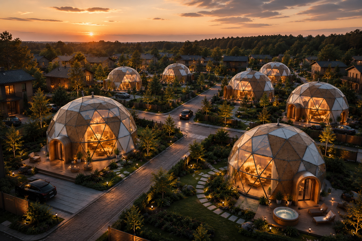 Концепция GEODOMAS Modular Micro Parks